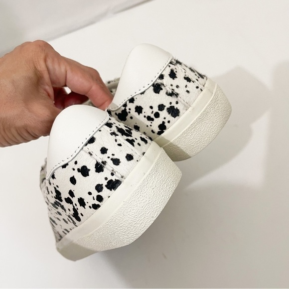 Madewell Sidewalk Low-Top Sneakers in Spatter-Painted Calf Hair - Picture 3 of 10